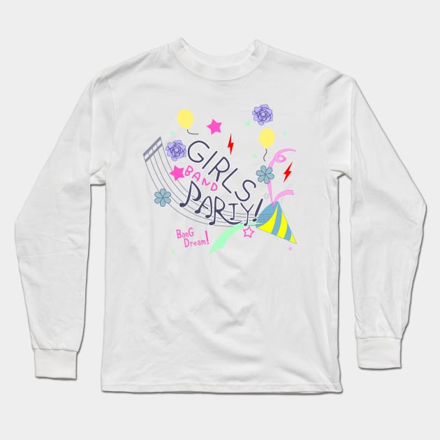 Garuparty Ikebukuro 2019 White Long Sleeve T-Shirt by naderu